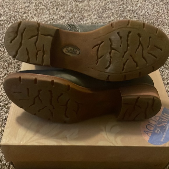 Sofft Baxters olive fatigue suede boots - Picture 6 of 8